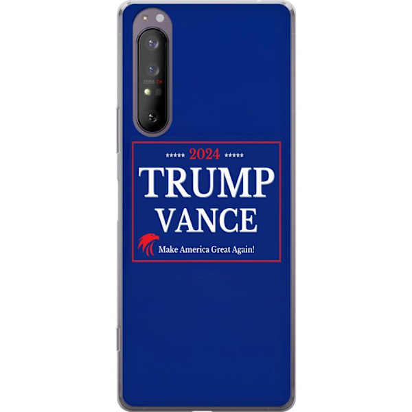 Sony Xperia 1 II Gjennomsiktig deksel Trump | Vance 2024