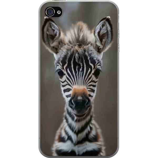 Apple iPhone 4 Läpinäkyvä kuori Giraffi Eläinaihe Afrikka Luonto Graafinen Kuva Savanni Villieläimet Suosittu Seinätaide Eksoottinen Teema