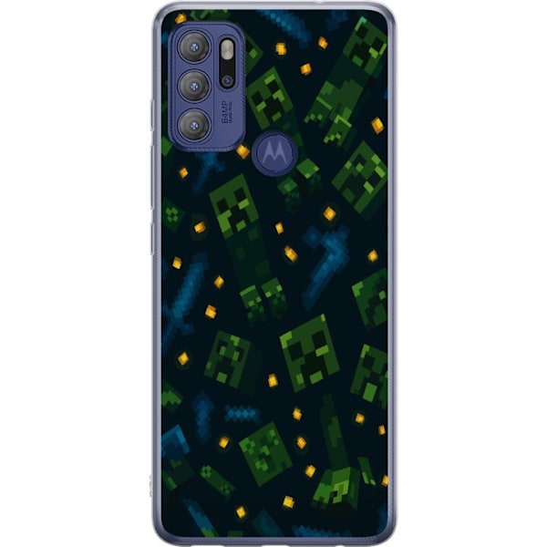 Motorola Moto G60S Läpinäkyvä kuori Minecraft Dungeons Mob