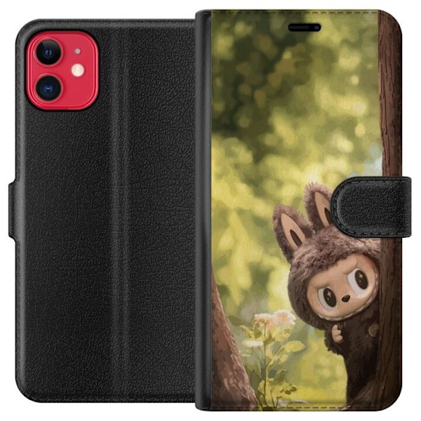 Apple iPhone 11 Plånboksfodral Labubu Graffiti Vibes – Gatu