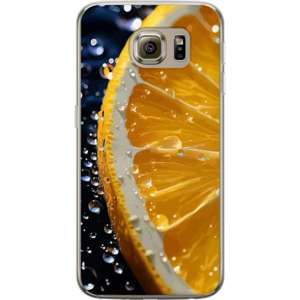 Samsung Galaxy S6 Läpinäkyvä kuori Appelsiini
