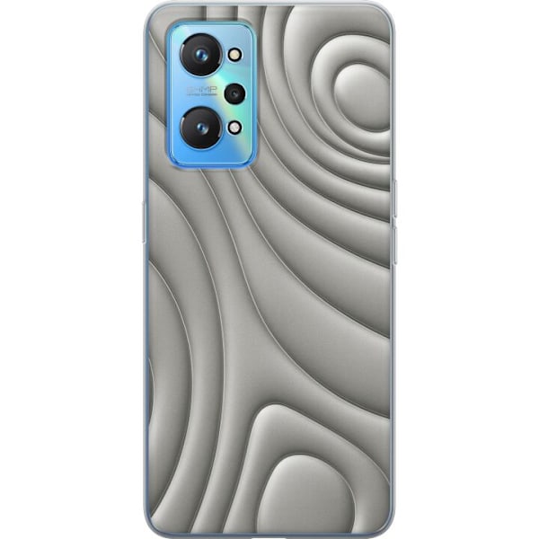 Realme GT Neo2 Läpinäkyvä kuori Hopea-aallot