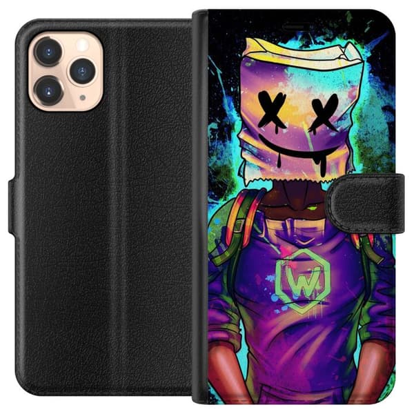Kompatibel Tegnebogsetui til Apple iPhone 11 Pro Fortnite