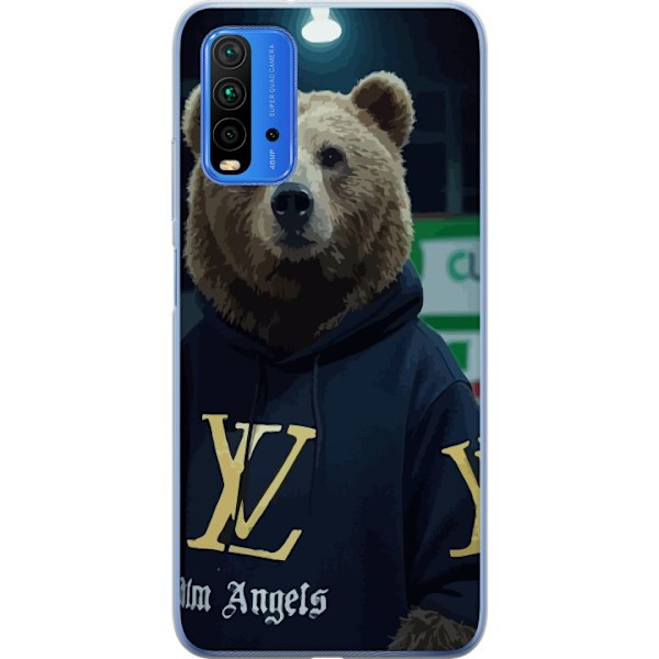 Xiaomi Redmi Note 9 4G Gennemsigtig cover LV Björn Palm Angel