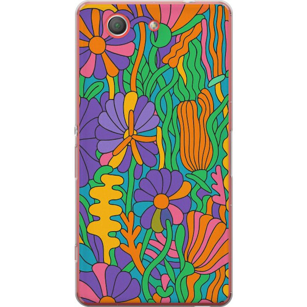 Sony Xperia Z3 Compact Gennemsigtig cover Farveeksplosion