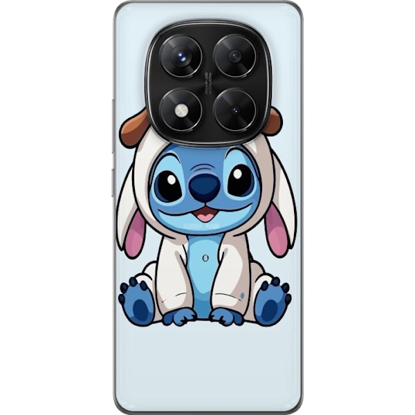 Xiaomi Redmi Note 14 Pro Läpinäkyvä kuori Stitch Koirapuku Lilo & Stitch Disney Hauska Design Sininen Avaruusolento Sarjakuva Hahmo Suosittu Lapsil
