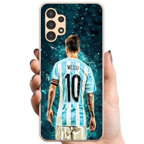 Samsung Galaxy A13 TPU Matkapuhelimen kuori Messi
