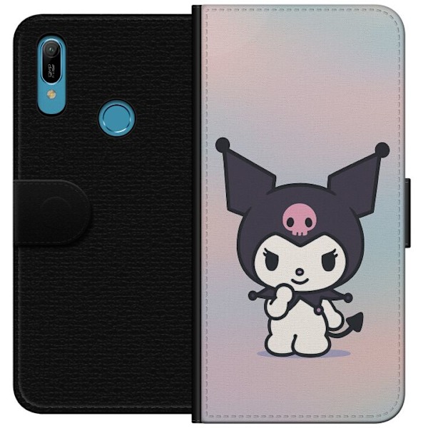 Huawei Y6 (2019) Lommeboketui Kawaii Sanrio Kuromi