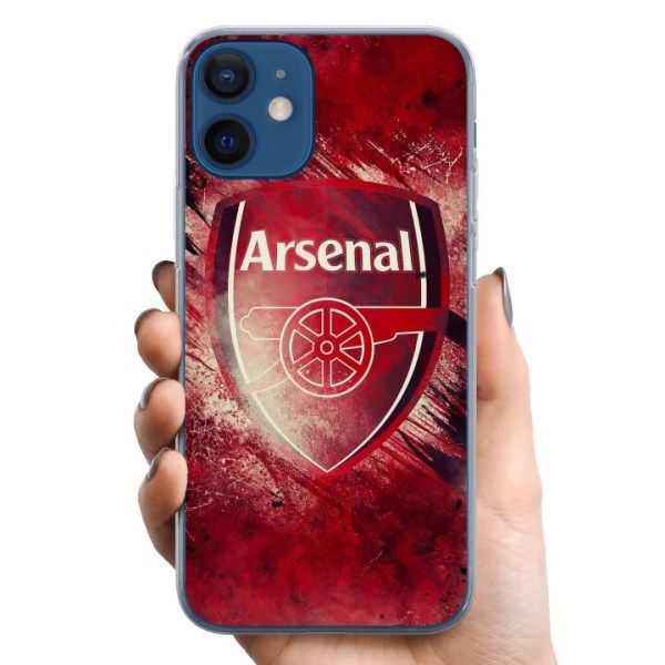 Apple iPhone 12 mini TPU Mobildeksel Arsenal Fotball