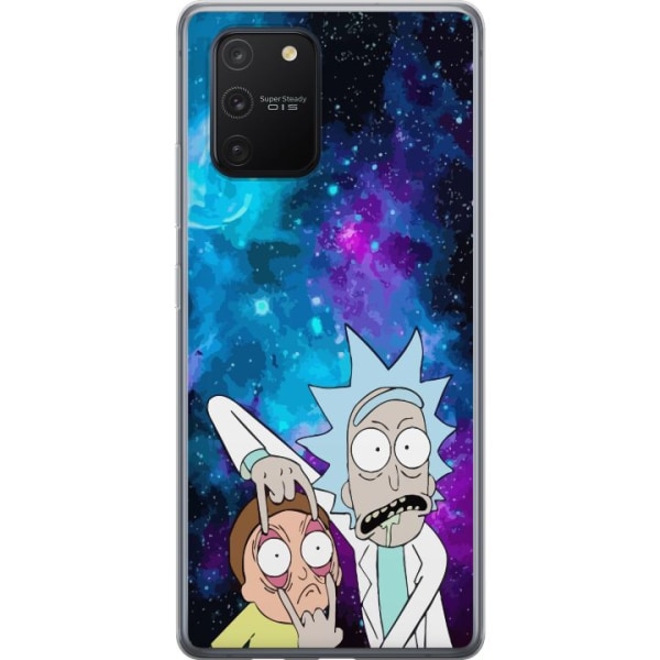 Samsung Galaxy S10 Lite Genomskinligt Skal Rick and Morty