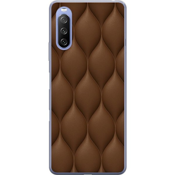 Sony Xperia 10 III Lite Genomskinligt Skal Cocoa Scales