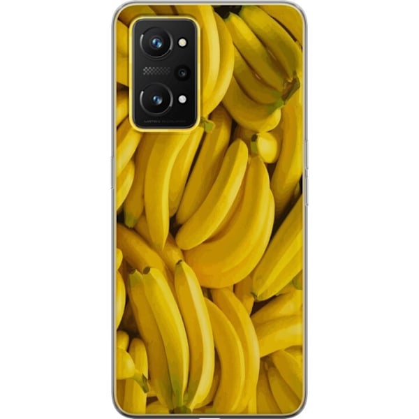 Realme GT Neo 3T Genomskinligt Skal Banana Pattern – lekfull