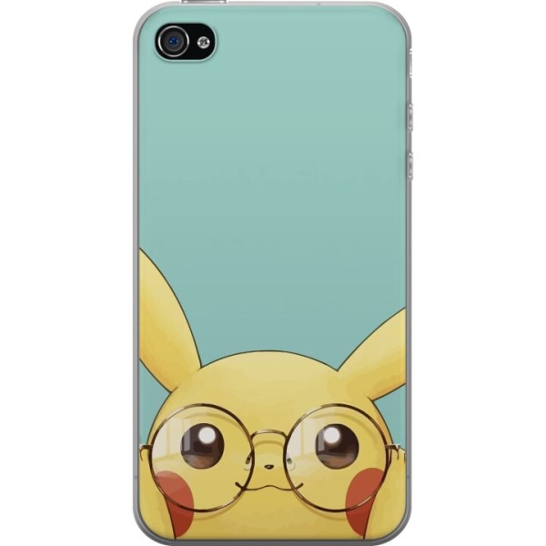Apple iPhone 4s Gennemsigtig cover Pikachu briller