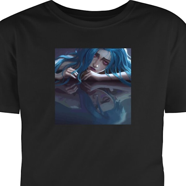 T-shirt för Vuxen | Klassisk Vuxen-T-shirt Arcane, League of svart L