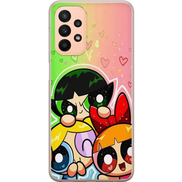 Kompatibelt Mobildeksel til Samsung Galaxy A23 Powerpuffjentene Cartoon Network