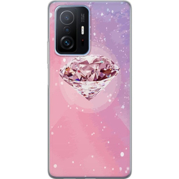Xiaomi 11T Pro Gennemsigtig cover Glitter Diamant