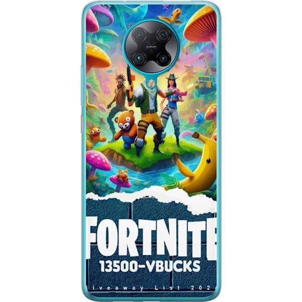 Xiaomi Poco F2 Pro Läpinäkyvä kuori Fortnite