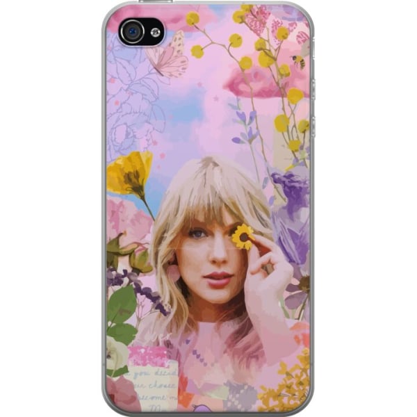 Apple iPhone 4 Läpinäkyvä kuori Taylor Swift