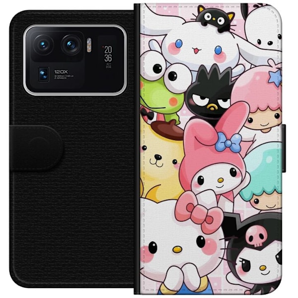 Xiaomi Mi 11 Ultra Lompakkokotelo Kawaii Sanrio Crew