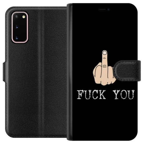 Samsung Galaxy S20 Plånboksfodral Fuck You