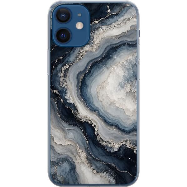 Kompatibelt Mobilskal till Apple iPhone 12 mini Nattagat blå