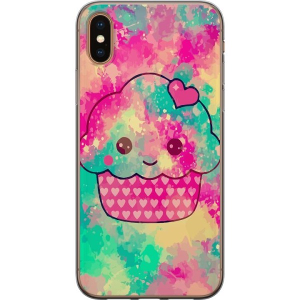 Apple iPhone XS Max Gennemsigtig cover Cupcake