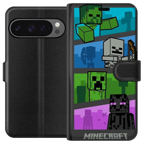 Google Pixel 9 Pro XL Tegnebogsetui Minecraft