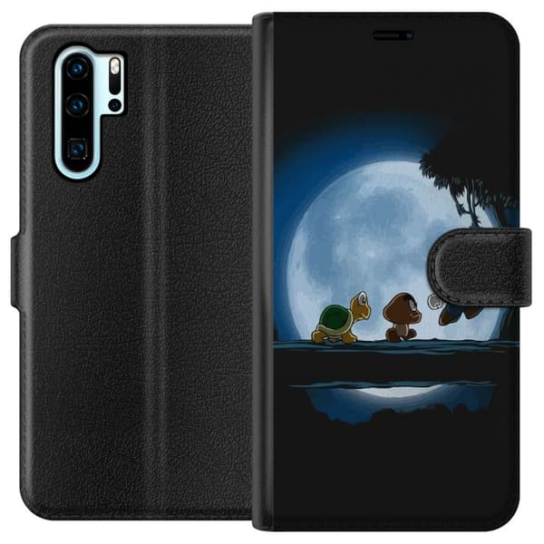 Kompatibelt Lommeboketui til Huawei P30 Pro Super Mario