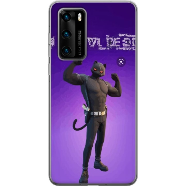 Huawei P40 Gennemsigtig cover Fortnite - Meowscles