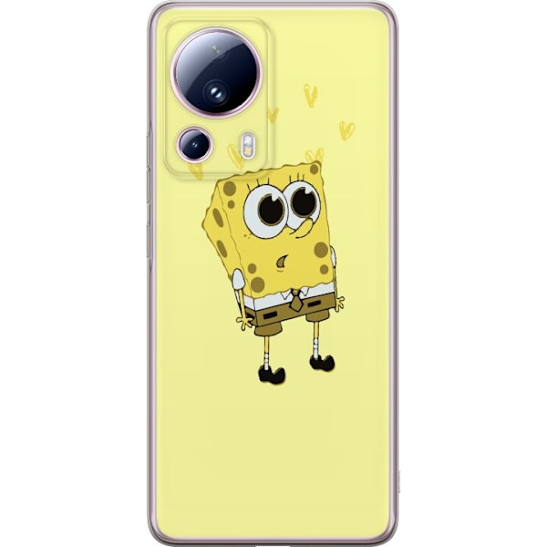 Xiaomi 13 Lite Genomskinligt Skal SpongeBob SquarePants