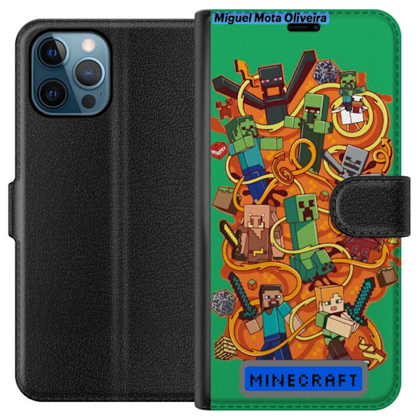 Apple iPhone 12 Pro Tegnebogsetui Minecraft