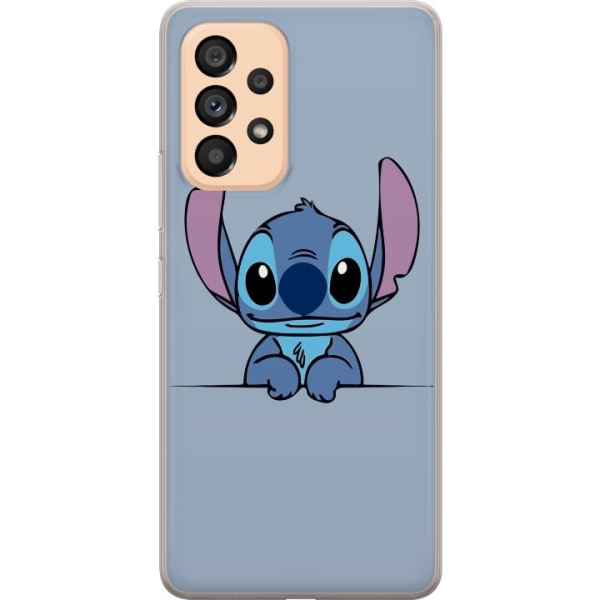 Samsung Galaxy A53 5G Gennemsigtig cover Lilo & Stitch