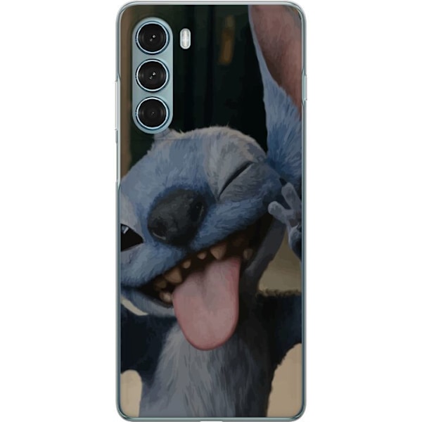 Motorola Moto G200 5G Läpinäkyvä kuori Stitch Söpö Alien
