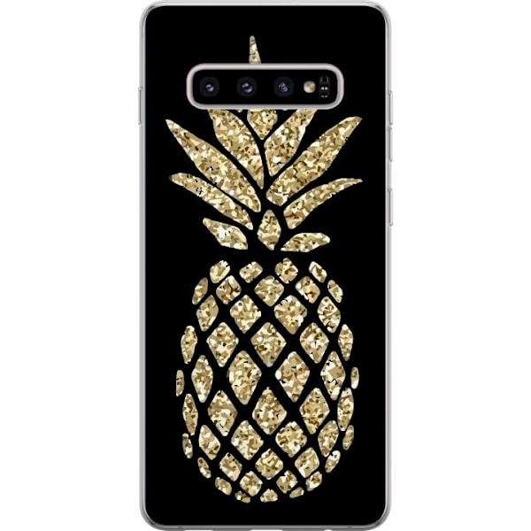 Samsung Galaxy S10+ Gennemsigtig cover Ananas