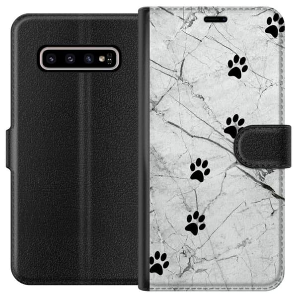 Kompatibelt Lommeboketui til Samsung Galaxy S10+ Kopper