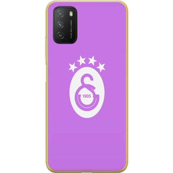 Xiaomi Poco M3  Läpinäkyvä kuori Galatasaray S.K.