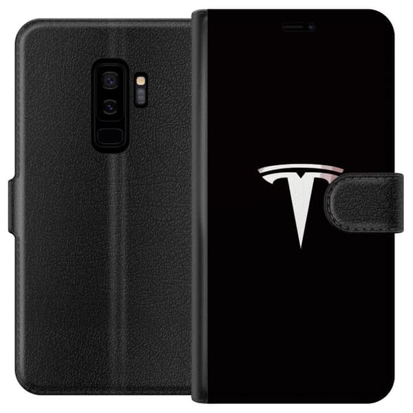 Kompatibel Tegnebogsetui til Samsung Galaxy S9+ Tesla