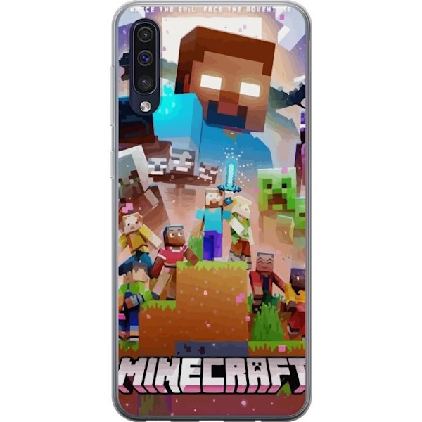 Samsung Galaxy A50 Genomskinligt Skal Minecraft