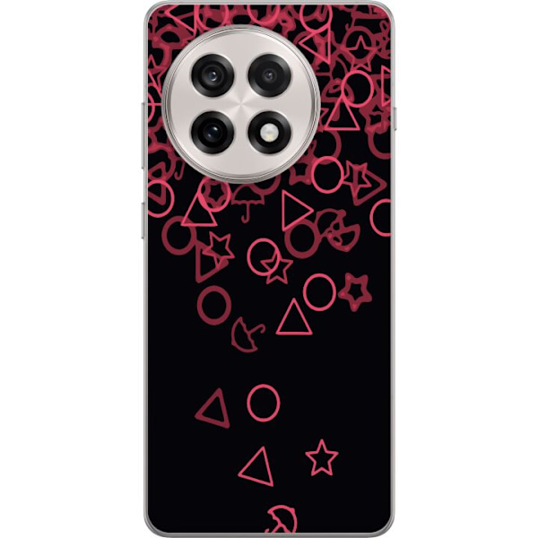 OnePlus 13R Gennemsigtig cover Squid Game Ikoner Serie Design Populært TV Spil Ikoner Grafisk Motiv Asiatisk Trend Dramaserie