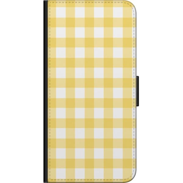 Kompatibelt Lommeboketui til Huawei P40 lite E Gule solruter gul