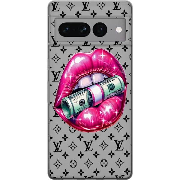 Google Pixel 7 Pro Läpinäkyvä kuori LV Money Lip