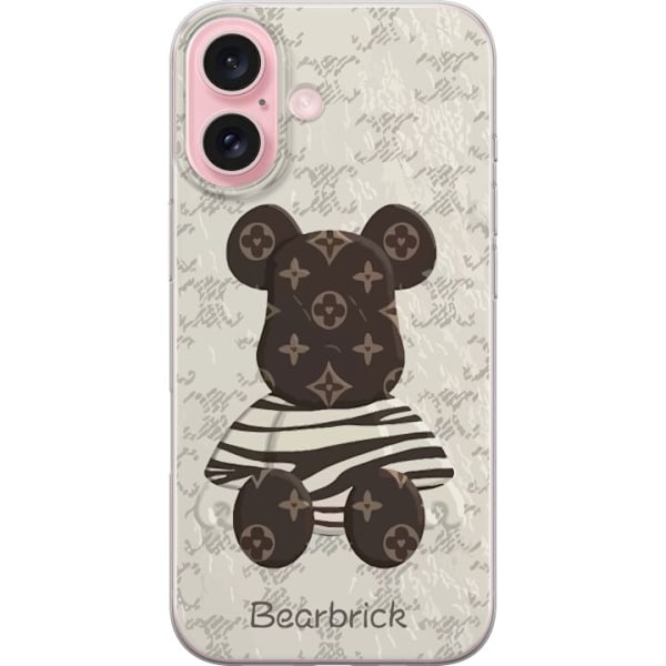 Apple iPhone 16 Läpinäkyvä kuori Bear LV