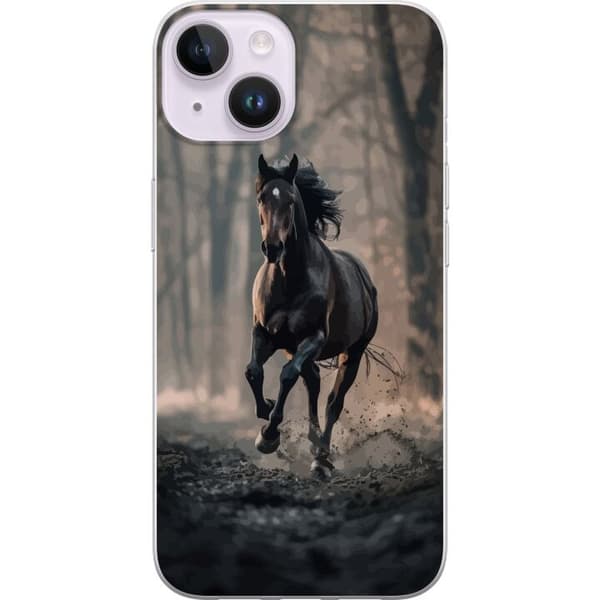 Kompatibelt Mobildeksel til Apple iPhone 14 Springende Hest