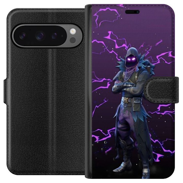 Google Pixel 9 Pro XL Lommeboketui Raven Fortnite Thunder