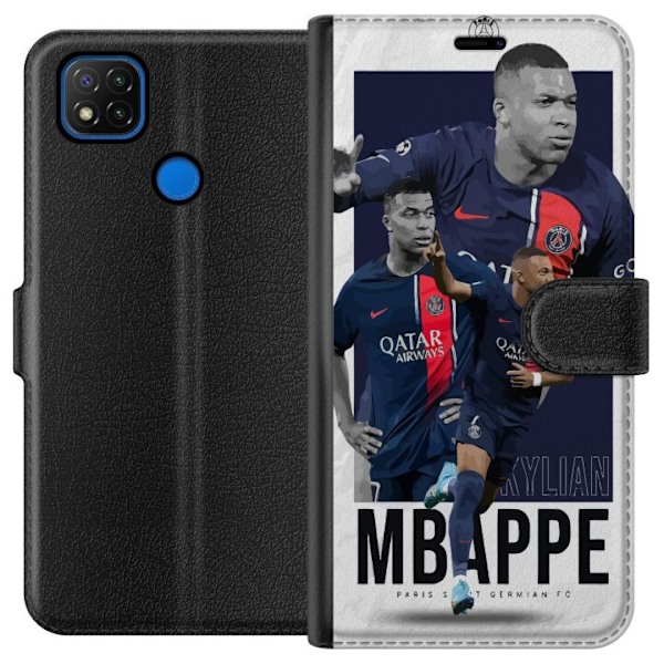 Xiaomi Redmi 9C Lommeboketui Kylian Mbappé