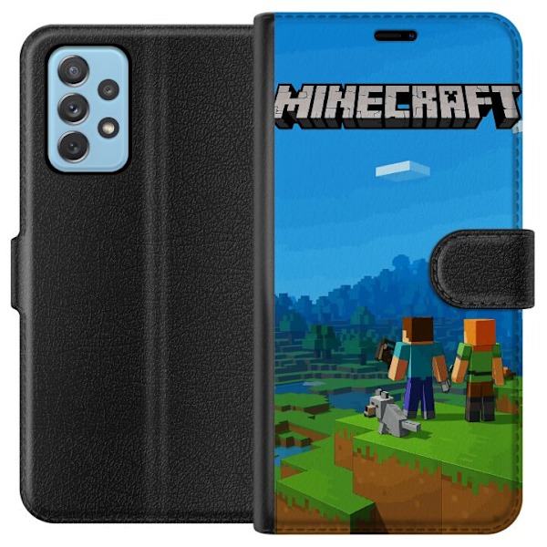 Samsung Galaxy A52 5G Tegnebogsetui Minecraft Key Art