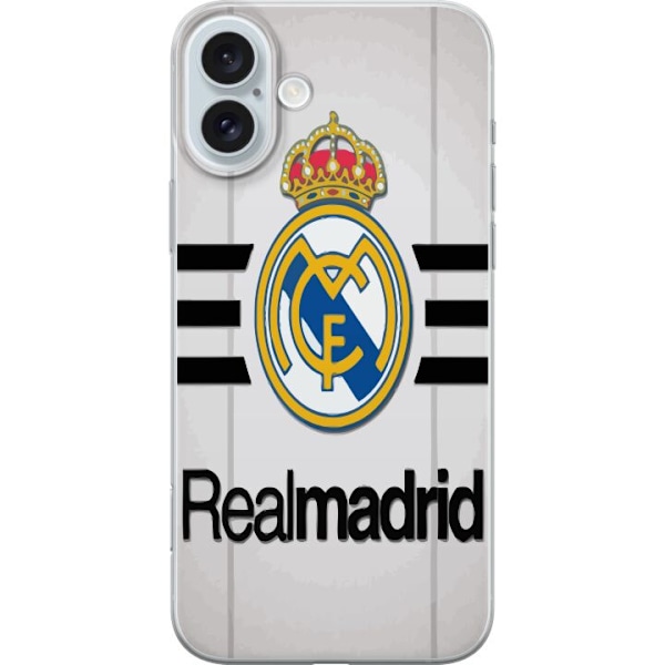 Apple iPhone 16 Plus Gjennomsiktig deksel Real Madrid