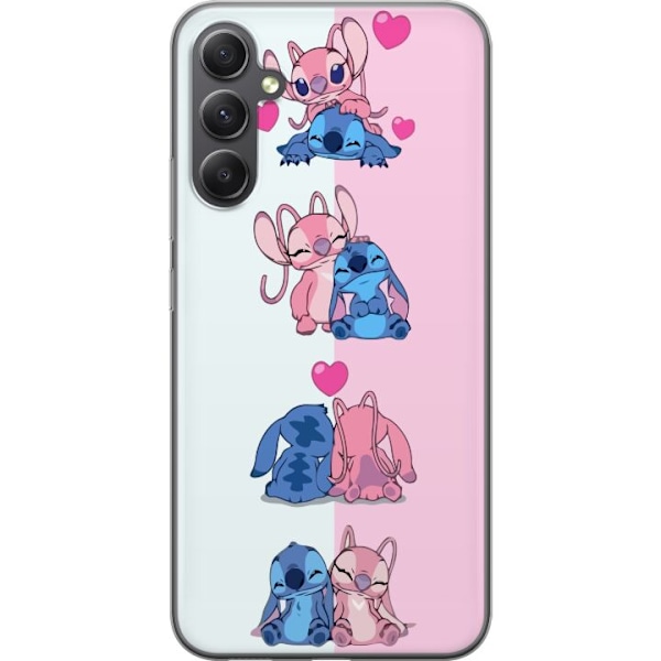 Samsung Galaxy A15 5G Läpinäkyvä kuori Lilo & Stitch