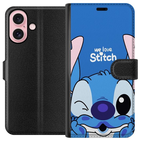 Apple iPhone 16 Lompakkokotelo Stitch