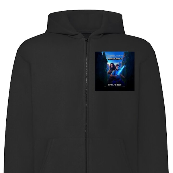 Zip-Hoodie för Barn | Huvtröja med Dragkedja A Minecraft Mov
